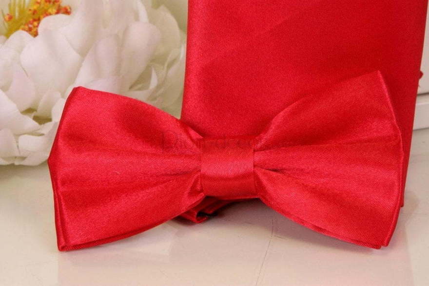 Комплект бабочка и платочек Марсала от  2