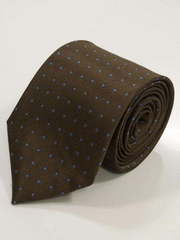 Галстук коричневый в горошек от Салон мужских костюмов Patrik Man 1