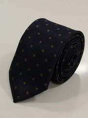 Галстук темно-синий в горошек от Салон мужских костюмов Patrik Man 1