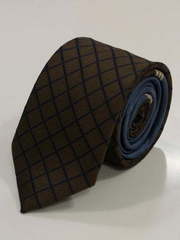 Галстук коричневый в клетку от Салон мужских костюмов Patrik Man 1