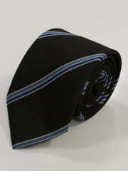 Галстук черный в полоску от Салон мужских костюмов Patrik Man 1