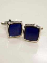 Запонки квадратные синие от Салон мужских костюмов Patrik Man 1