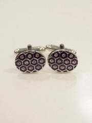 Запонки Фиолетовый овал от Салон мужских костюмов Patrik Man 1