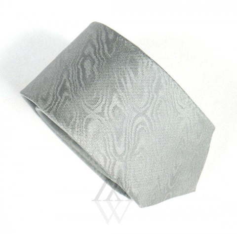 Галстук мужской узкий Lagefeld 25-70, серебристый от Дом изысканной мужской одежды Волшебная свадьба 4