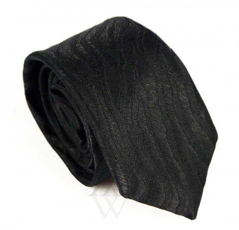 Галстук узкий Lagefeld 23-90, черный от Дом изысканной мужской одежды Волшебная свадьба 3