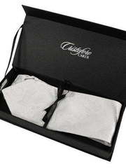 Свадебный галстук Christoforo cardi, белый жаккардовый шелк от Дом изысканной мужской одежды Волшебная свадьба 2