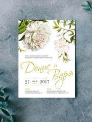 Прямоугольные / Квадратные Свадебное приглашение Джейн от Пригласи красиво 1