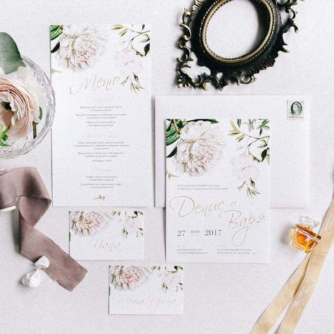 Прямоугольные / Квадратные Свадебное приглашение Джейн от Пригласи красиво 2