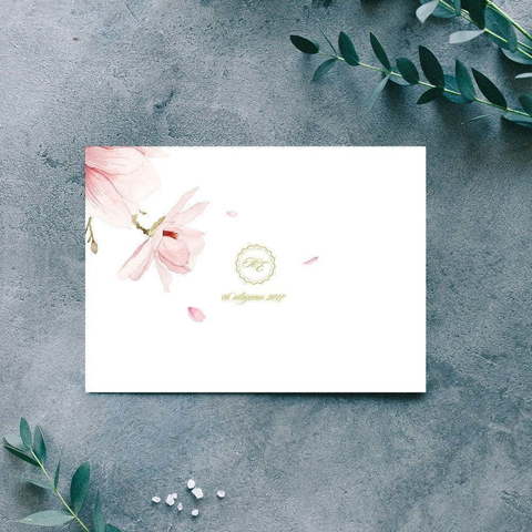 Прямоугольные / Квадратные Свадебное приглашение Магнолия от Пригласи красиво 2