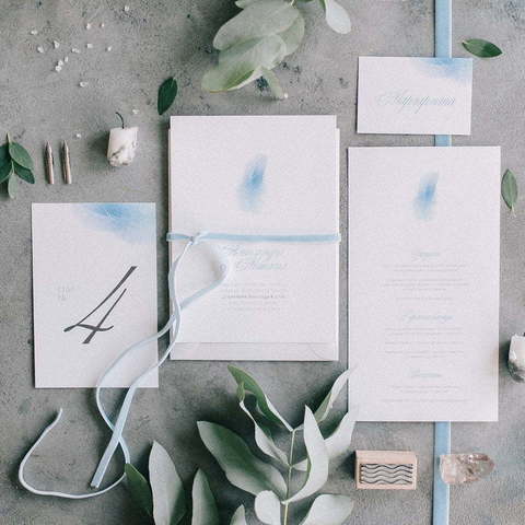 Прямоугольные / Квадратные Свадебное приглашение Легко от Пригласи красиво 2