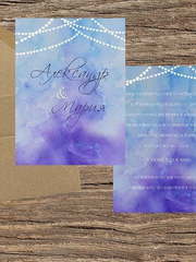 Прямоугольные / Квадратные Приглашение на свадьбу от Студия декора и флористики il Fiore Decor 1