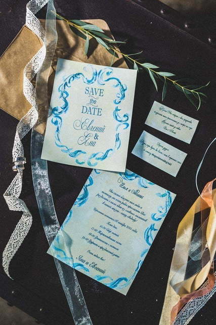 Прямоугольные / Квадратные Пригласительное на свадьбу от Студия декора и флористики il Fiore Decor 2