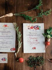 Прямоугольные / Квадратные Свадебное приглашение от Студия декора и флористики il Fiore Decor 1