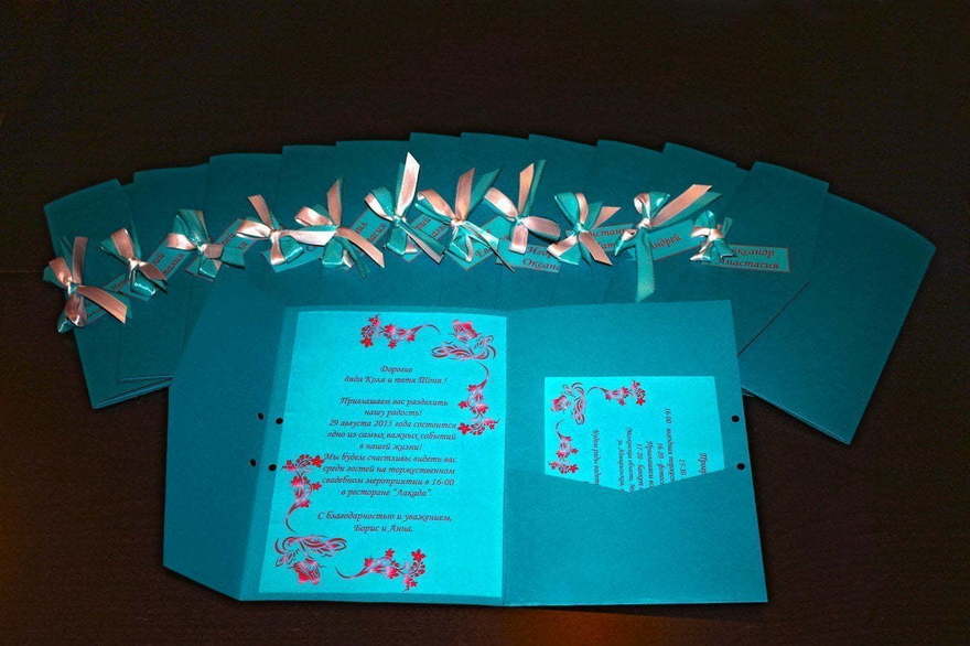 Открытка Свадебное приглашение-конверт от Студия флористики и дизайна Я и ТЫ 3