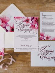 Прямоугольные / Квадратные Приглашение на свадьбу от Мастерская счастья 1