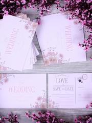 Прямоугольные / Квадратные Свадебное приглашение Love от  1