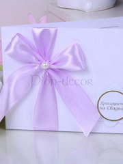 Открытка Приглашение ручной работы Лаванда от  1