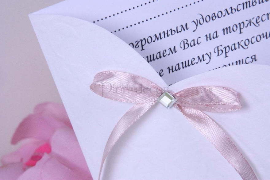 Открытка Приглашение ручной работы Пепельное сердце от  3