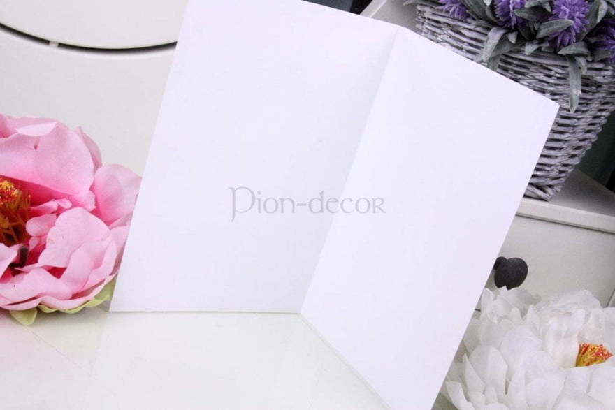 Открытка Приглашение на свадьбу Лаванда от  3