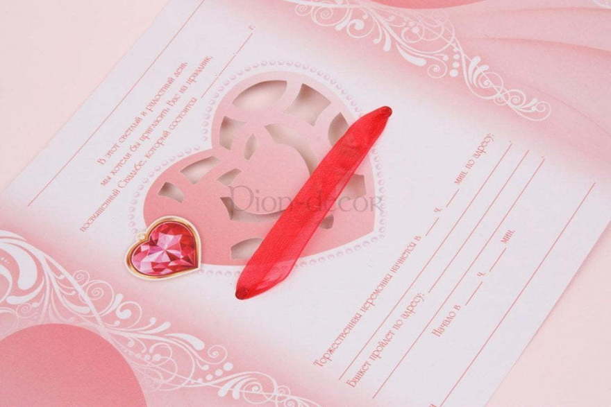 Открытка Приглашение Кружевное от  6