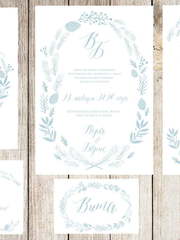 Прямоугольные / Квадратные, Электронное приглашение Приглашение Шишкин лес от Праздничная полиграфия Lovely Mood 2