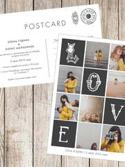 Прямоугольные / Квадратные, Электронное приглашение Фото-приглашение № 16 от Праздничная полиграфия Lovely Mood 1