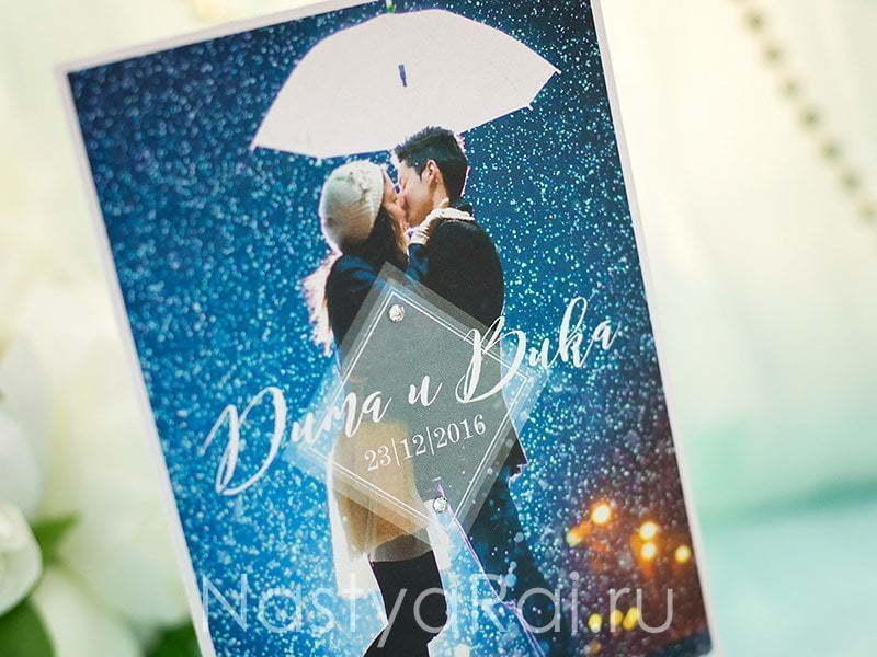 Открытка Пригласительное с фотографией от  2