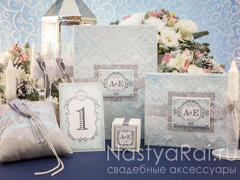 Прямоугольные / Квадратные Приглашение-карточка Шантильи от  5