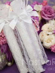 Свиток Кружевной мешочек для свадебного свитка, белый от  1