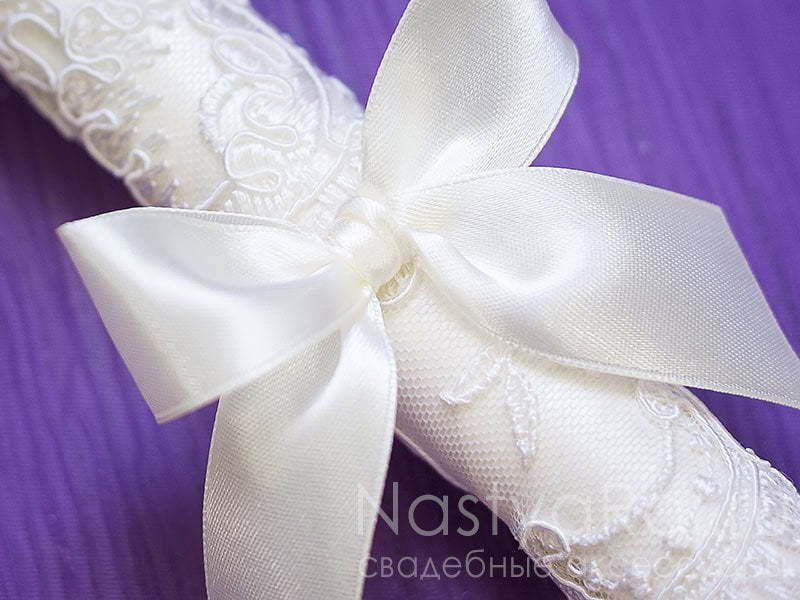 Свиток Приглашение свиток с кружевом, белый от  3