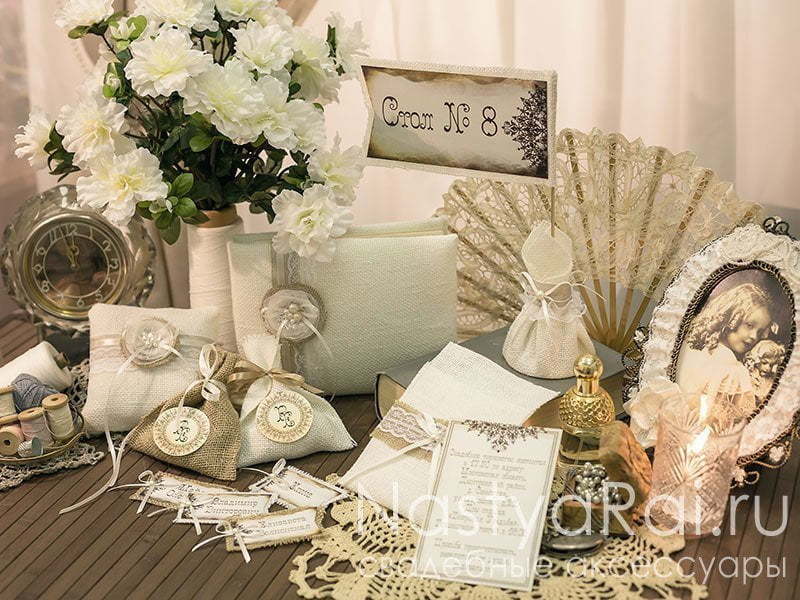 Прямоугольные / Квадратные Приглашение Винтаж от  7