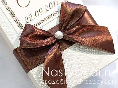 Прямоугольные / Квадратные Приглашение-коробочка под шоколадку от  5