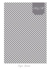 Прямоугольные / Квадратные Приглашение с фото и текстом от Приглашения на свадьбу и аксессуары PaperDream 2