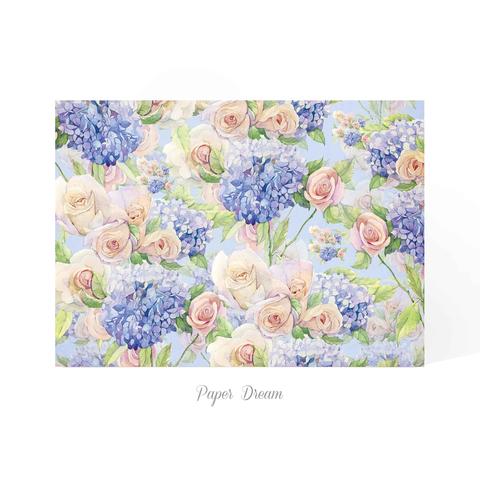 Прямоугольные / Квадратные Приглашение на свадьбу Гортензия от Приглашения на свадьбу и аксессуары PaperDream 2