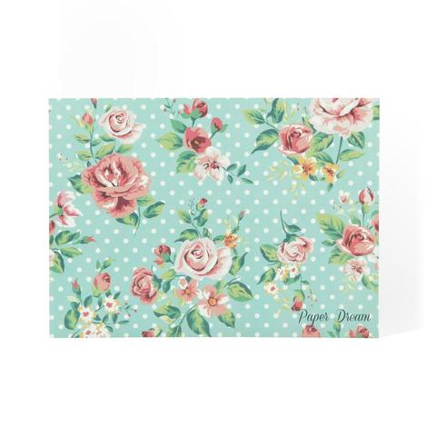 Прямоугольные / Квадратные Приглашение на свадьбу Винтажные Розы от Приглашения на свадьбу и аксессуары PaperDream 6