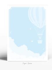 Прямоугольные / Квадратные Приглашение на свадьбу Воздушные Шары от Приглашения на свадьбу и аксессуары PaperDream 2