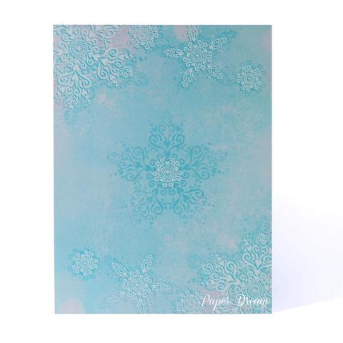 Прямоугольные / Квадратные Приглашение на свадьбу Морозные Узоры от Приглашения на свадьбу и аксессуары PaperDream 2