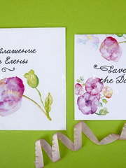 Открытка Приглашение Флер от Crazy Невеста 2