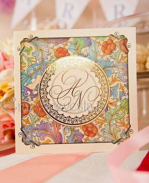 Открытка Приглашение на свадьбу Мария Антуанетта от Crazy Невеста 2