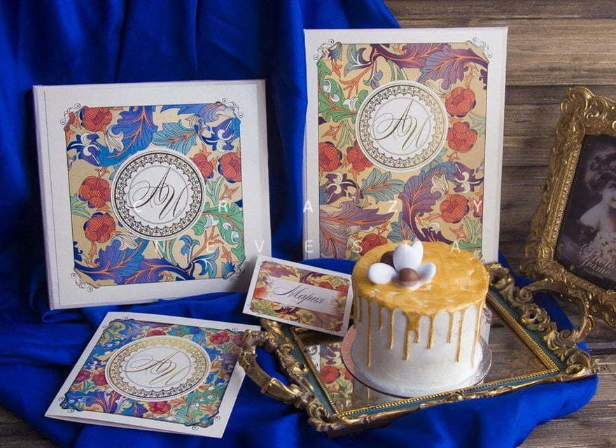 Открытка Приглашение на свадьбу Мария Антуанетта от Crazy Невеста 5