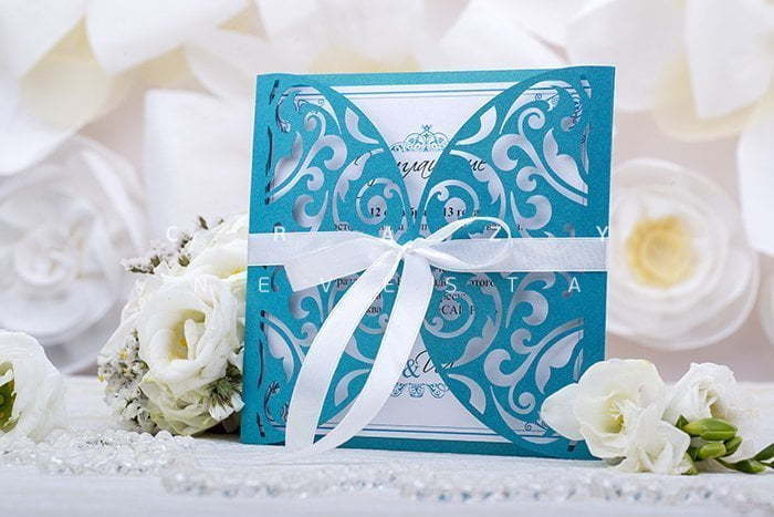 Открытка Приглашение Ажур от Crazy Невеста 4