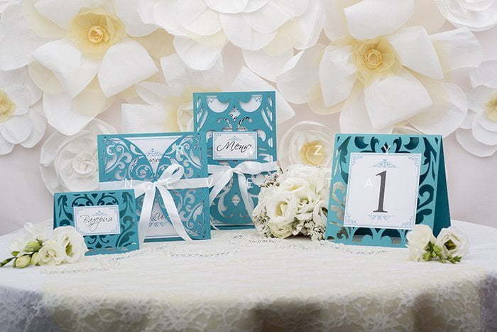 Открытка Приглашение Ажур от Crazy Невеста 13