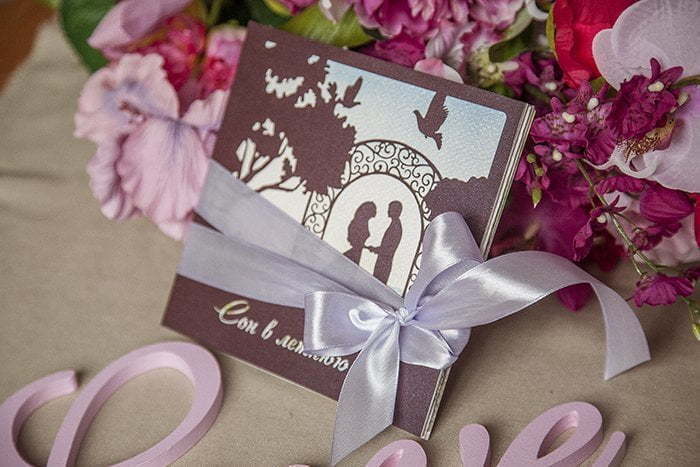 Открытка Приглашение Сон в летнюю ночь от Crazy Невеста 6