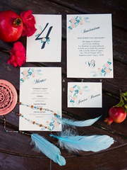 Прямоугольные / Квадратные Приглашение Фридом от Crazy Невеста 2