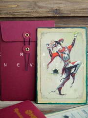 Прямоугольные / Квадратные Приглашение Джокер от Crazy Невеста 1