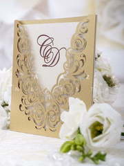 Прямоугольные / Квадратные Приглашение Версаль от Crazy Невеста 2