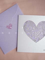 Открытка Открытка с сердцем от Crazy Невеста 1