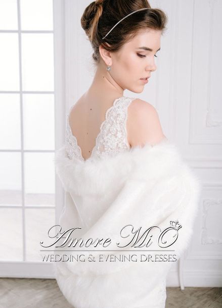 Свадебная накидка-пончо Л_Н01 от Свадебный салон Amore Mio 1