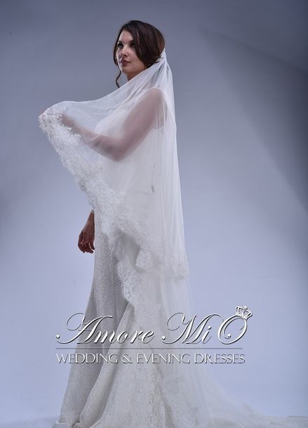 Фата Миа-1 Длинная от Свадебный салон Amore Mio 1