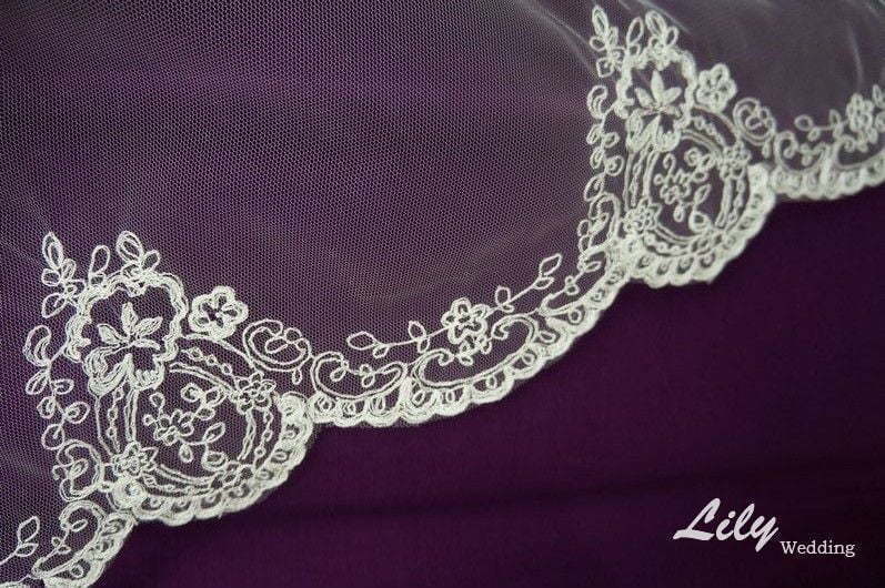 Фата (арт.855) от Свадебный салон Wedding Lily 2